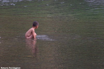 At the river