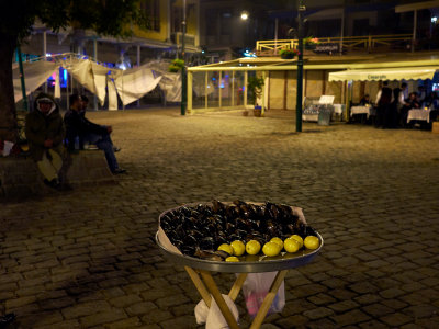 Selling mussels from the Bosphorus