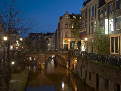 The city at night ( Utrecht & Amsterdam )