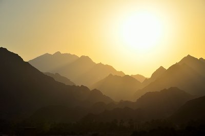 Sunset at Hatta