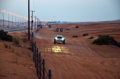 Racing in the Dunes of Dubai