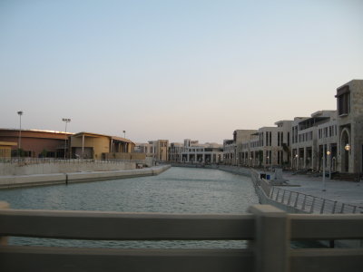 Moat that is the divide between the mainland/campus area and the Island residential area.