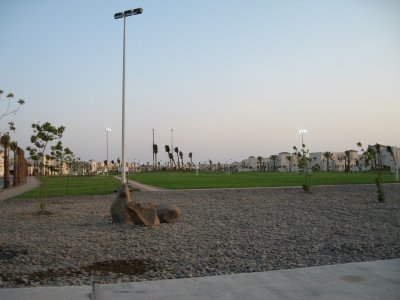 Play field on the Island -- this is close to where my home is.