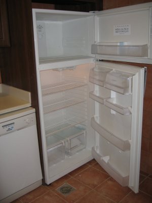 Fridge and dishwasher -- this place is fully furnished with just about everything