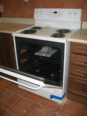 Stove. With the weight of this thing, I think is has NO insulation!