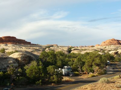 Our Canyonlands campsite
