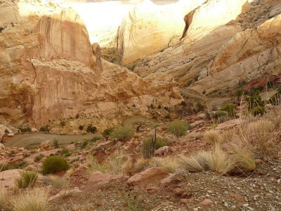 The Burr Trail Switchbacks - a view from the top