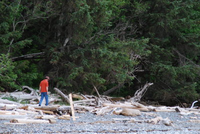 My cousin Brent joined us for three days on Quadra Island before we started the kayak trip.