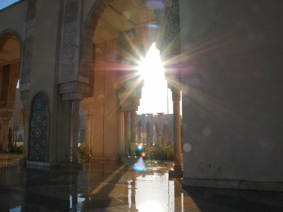 We visit King Hassan 2 mosque