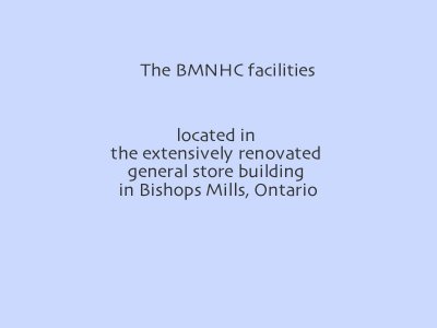 BMNHC facilities