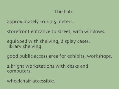 lab description