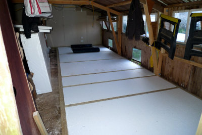 March 27- Shed floor WIP 3