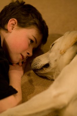 March 14 - Boy meets dog