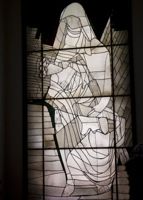 Madonna and Christ, Stained Glass
