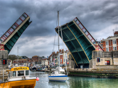 Bridge Lifting at Weymouth Harbour