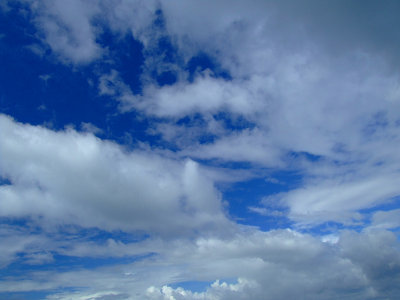 Blue Sky and Clouds