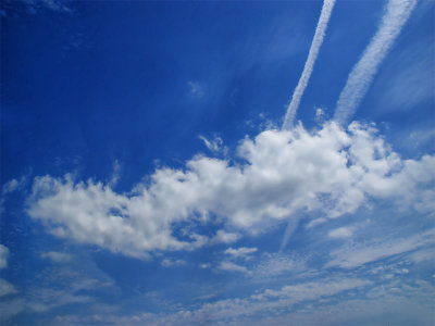 Blue Sky and Clouds