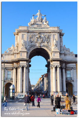 Augusta Street Arch, Lisbon, Portugal