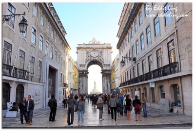 Augusta Street, Lisbon, Portugal