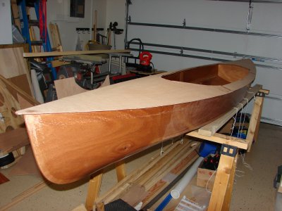 I'm amazed, its starting to look like a kayak!