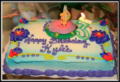 Kylie's Tinkerbell cake