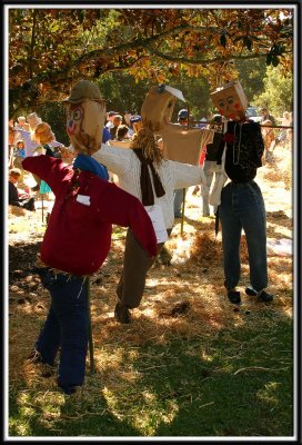 More scarecrow contest creations