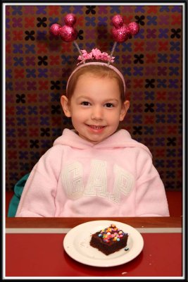Noelle would rather eat brownies than breakfast