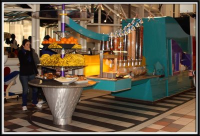 One of the buffet tables