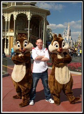 Brett with his favorite characters