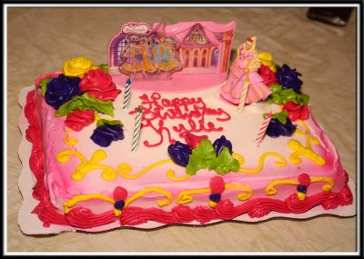 Kylie's Barbie cake