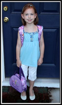 First day of First Grade!! (August 23rd, 2010)
