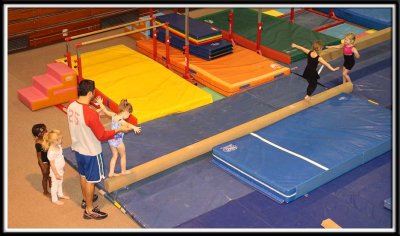 Balance beam!