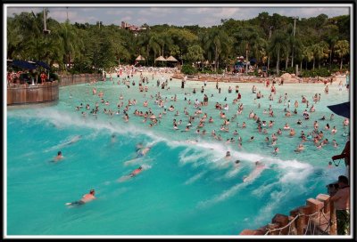 6 foot tsunami in the wave pool