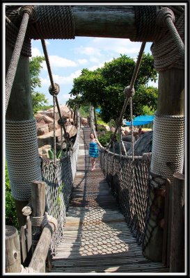 Me on the suspension bridge