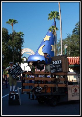 The Rope Drop show at Hollywood Studios (before everyone charges into the park and heads straight for Toy Story Mania! LOL)