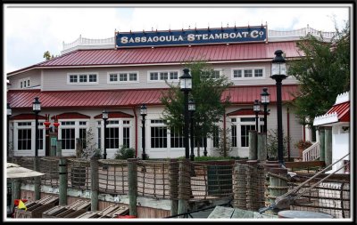 Part of the Port Orleans Riverside dock