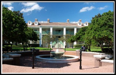 This is the particular mansion we stayed in at Port Orleans Riverside... The Acadian House