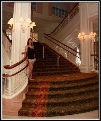 The Grand Floridian staircase