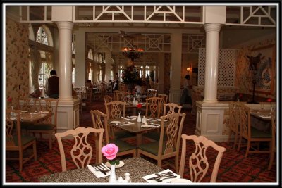 The Grand Floridian Cafe where we had a very memorable and outstanding lunch!