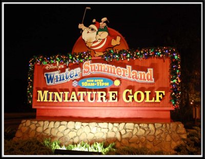Disney's Winter Summerland Miniature Golf