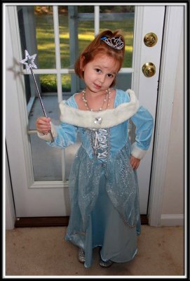 Kylie is a snowflake princess