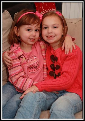Noelle (7) and Kylie (5), December 24th 2010