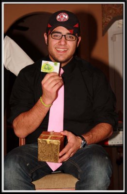 Joseph gets a gift card to go buy new sneakers