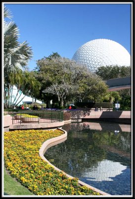 Epcot is beautiful even in the winter