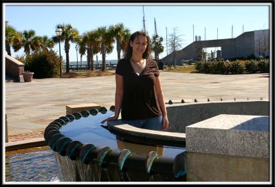 Me at the fountain