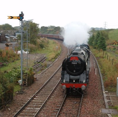 Entering Brampton Station - 19.09.2009