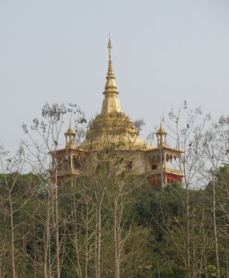 A hilltop temple, Phra That Khong Santi Chedi