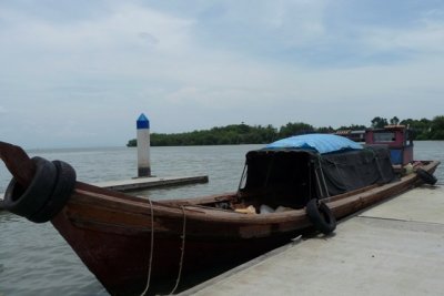Longtail boat that took me from Satun to Kuala Perlis