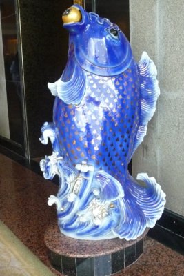 Ceramic lift bell, Regency Hotel, Hat Yai