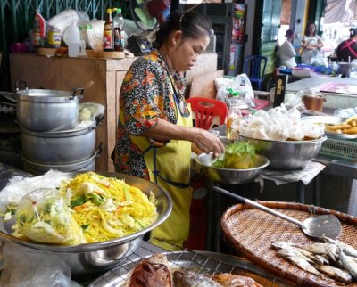 Snack stall at market, Hua Hin